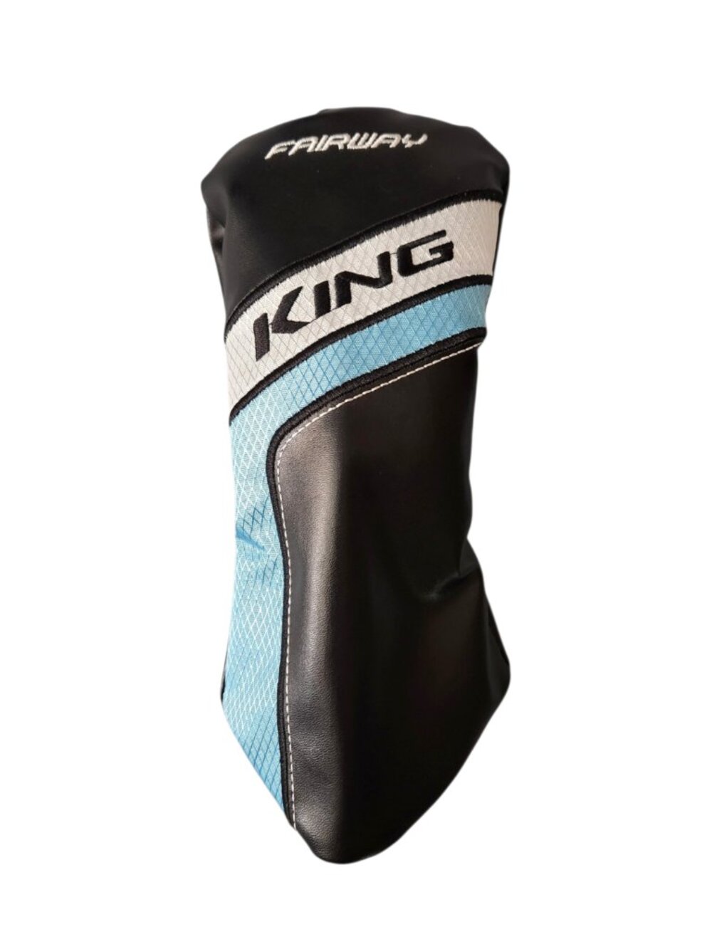 Cobra King Jr Fairway Wood Headcover Golf Head Cover Black Blue White EUC